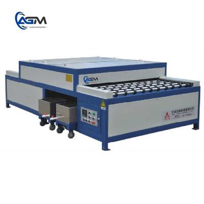 Horizontal glass washing machine