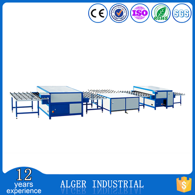 Horizontal insulating glass production line