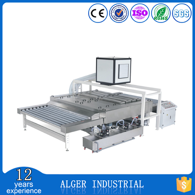 Horizontal glass washing machine
